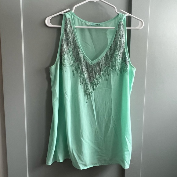 Maurices sea foam green blouse size L - Picture 8 of 8